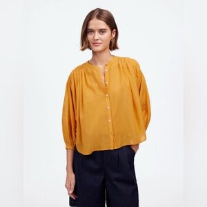 Madewell Balloon Sleeve top, XS